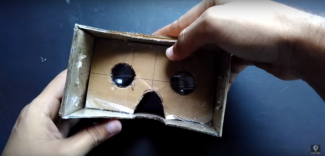 Lodge malm tønde DIY VR Headset Made of... Cardboard? - Inventionland